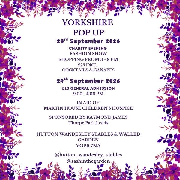 The Yorkshire Pop Up 23rd & 24th September 2026